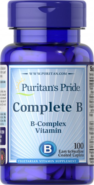 Complete B Vitamin B Complex 100 Caplets