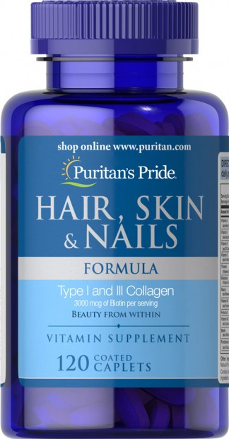 Hair, Skin & Nails Formula 120 Caplets