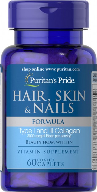 Hair, Skin & Nails Formula 60 Caplets