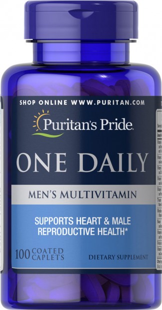 One Daily Men's Multivitamin 100 caplets EXP 8-2022