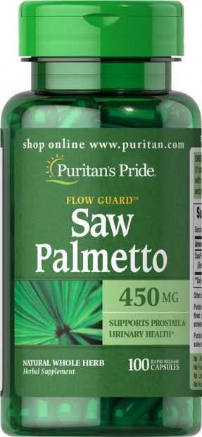 Saw Palmetto 450 mg 100 Capsules EXP 11-2022