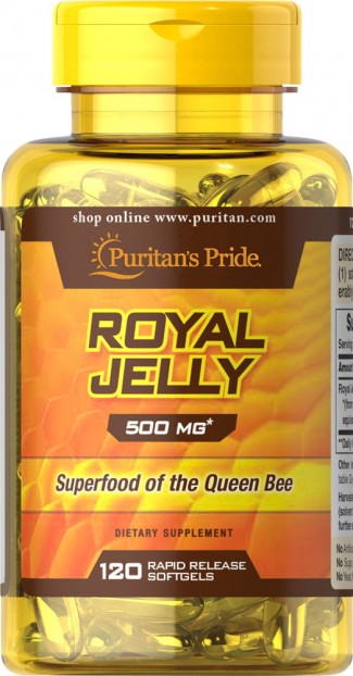 Royal Jelly 500 mg 120 Softgels EXP 11-2023