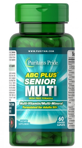 ABC Plus® Senior Multivitamin Multi-Mineral Formula 60 Caplets