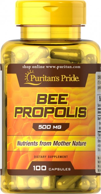 Bee Propolis 500 mg 100 Capsules EXP 4-2023