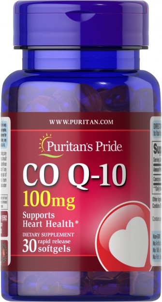 Q-SORB™ Co Q-10 100 mg 30 Rapid Release Softgels