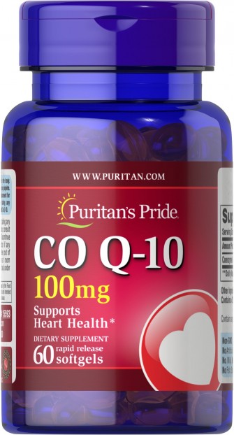 Q-SORB™ Co Q-10 100 mg 60 Rapid Release Softgels