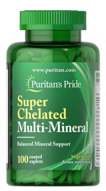 Super Chelated Multi Mineral with Zinc 100 Tabs