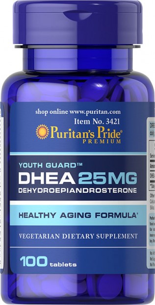 DHEA 25mg 100 Tablets EXP 10-2021