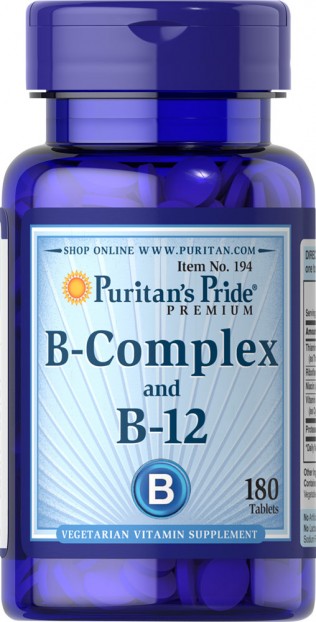 Vitamin B-Complex And Vitamin B-12 180 Tablets