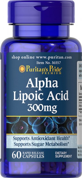 Alpha Lipoic Acid 300 mg 60 Softgels EXP 30-9-2022