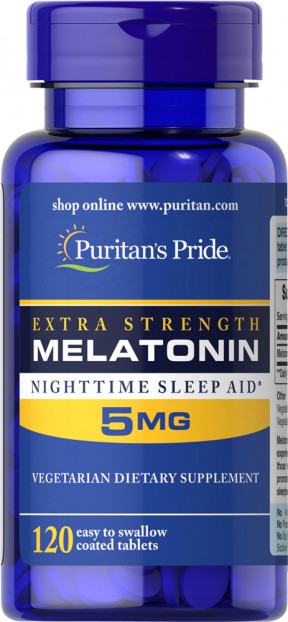 Extra Strength Melatonin 5 mg 120 Capsules