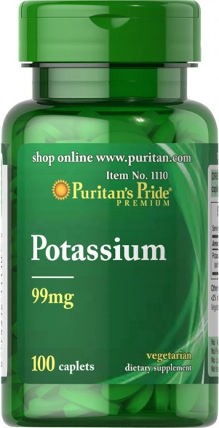 Potassium 99 mg 100 Caplets