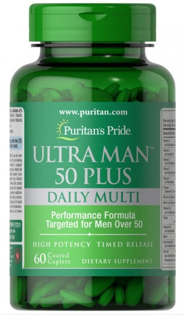 Ultra Man 50 Plus 60 Caplets EXP 1-2023