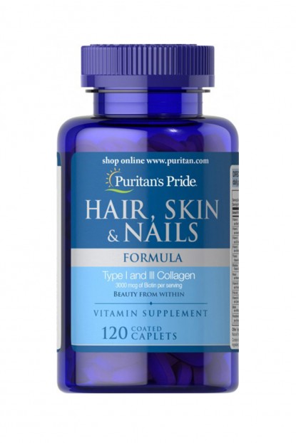 Hair, Skin & Nails Formula 120 Caplets