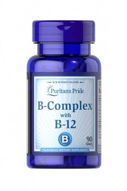 اشتري عبوه و احصل علي الثانيه مجانا Vitamin B-Complex and Vitamin B-12 90 Tablets