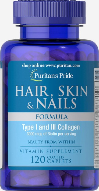 Hair, Skin & Nails Formula 120 Caplets