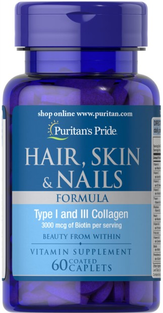 Hair, Skin & Nails Formula 60 Caplets
